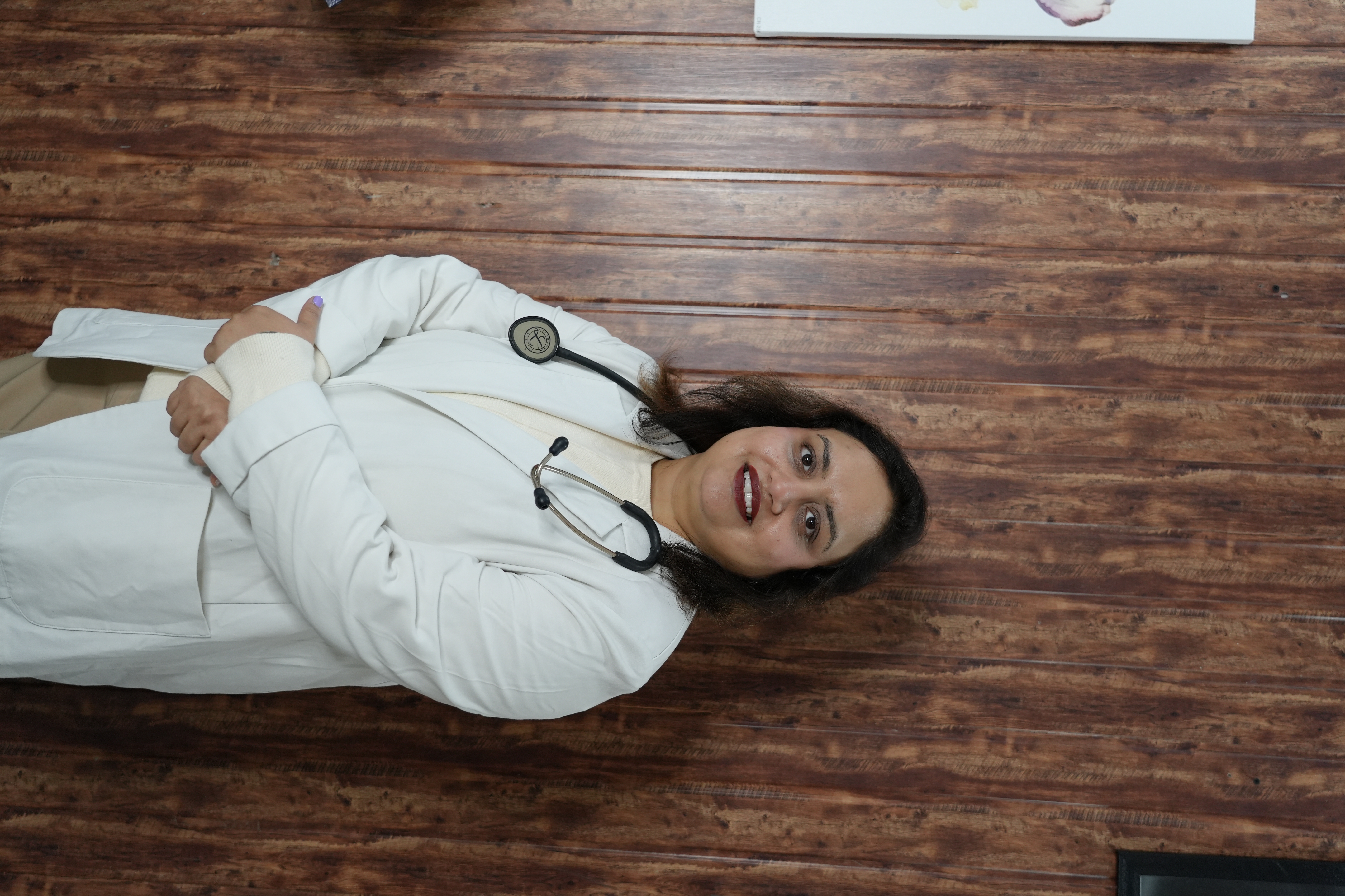 Dr. Deepika Singh caring for patients